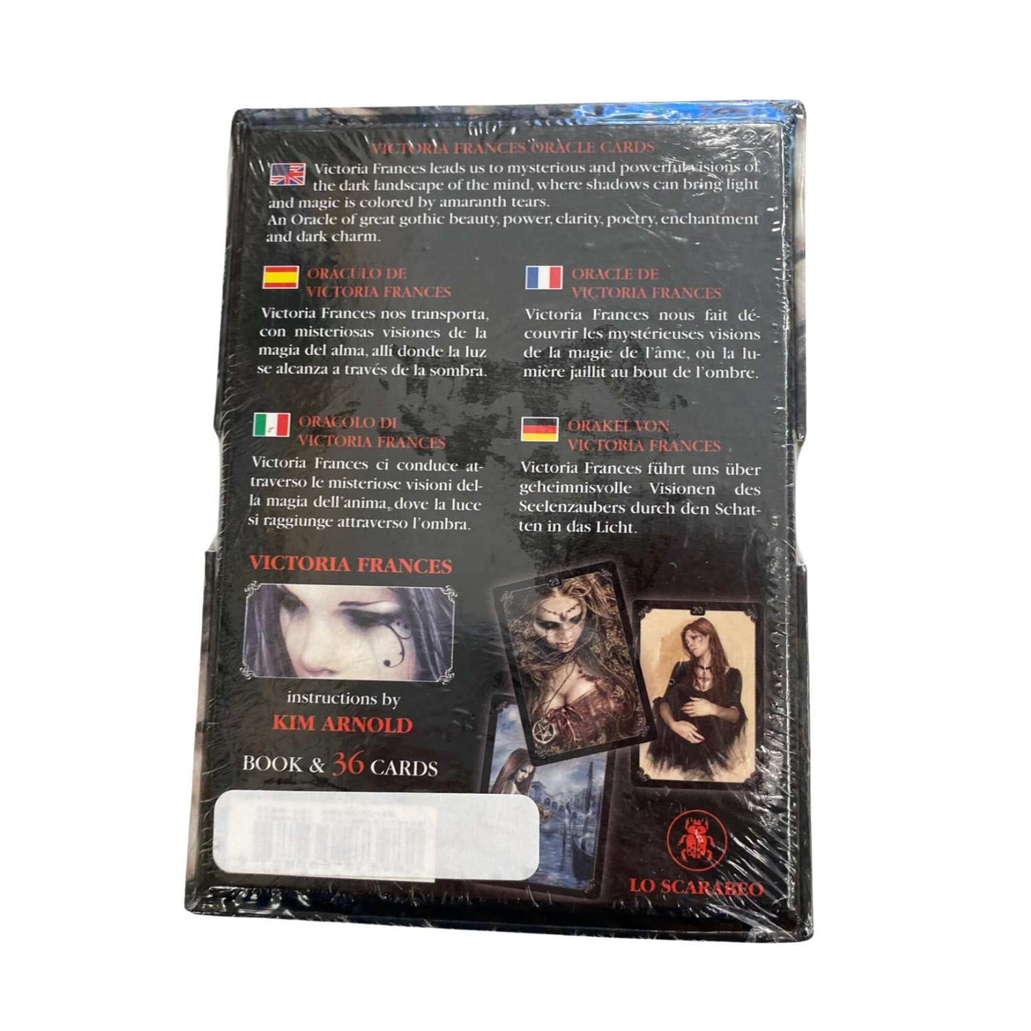 Victoria Frances Gothic Oracle Deck - Victoria Frances Gothic Oracle Deck Back cover