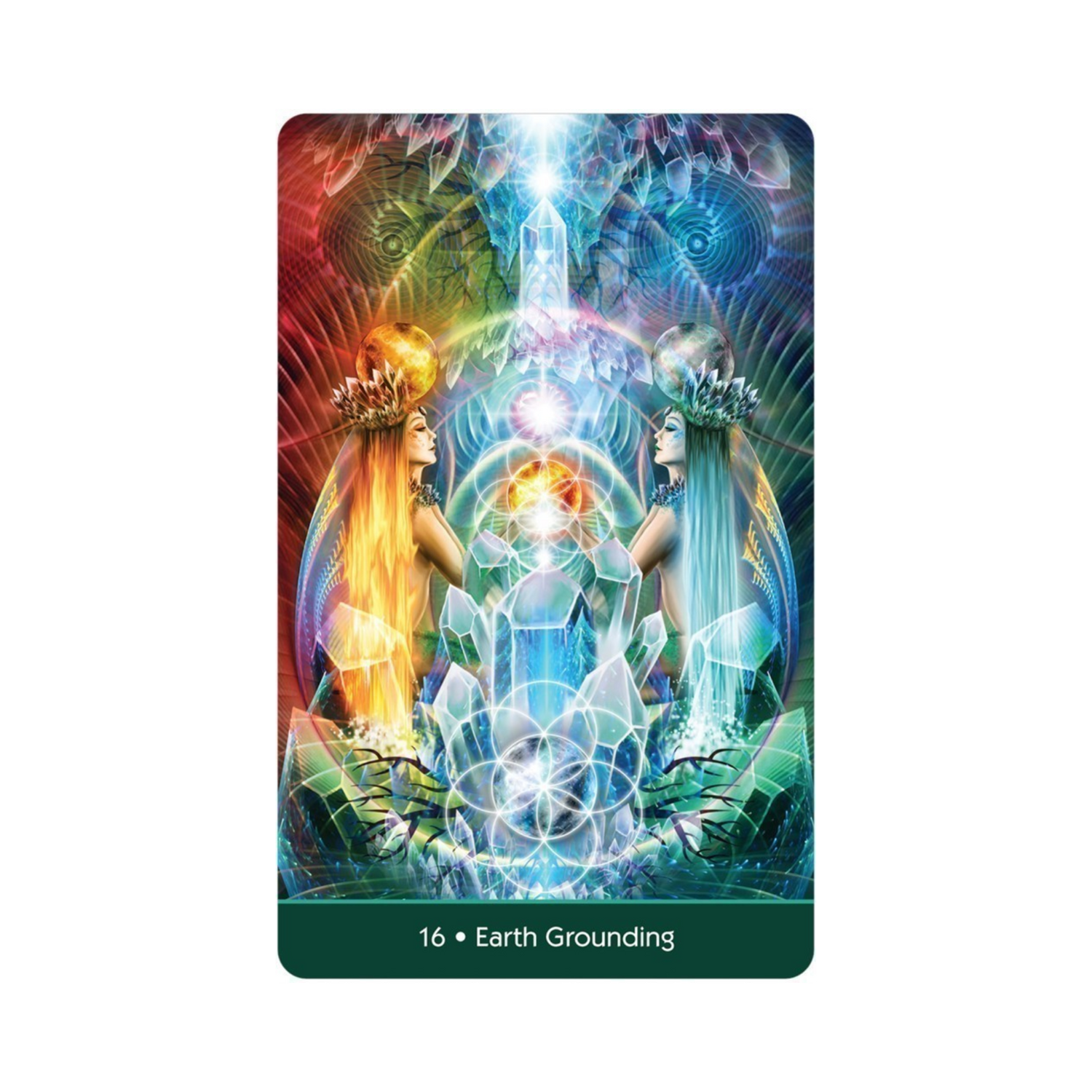 Visions of the Soul Oracle - Visions of the Soul Oracle card 16 Earth Grounding