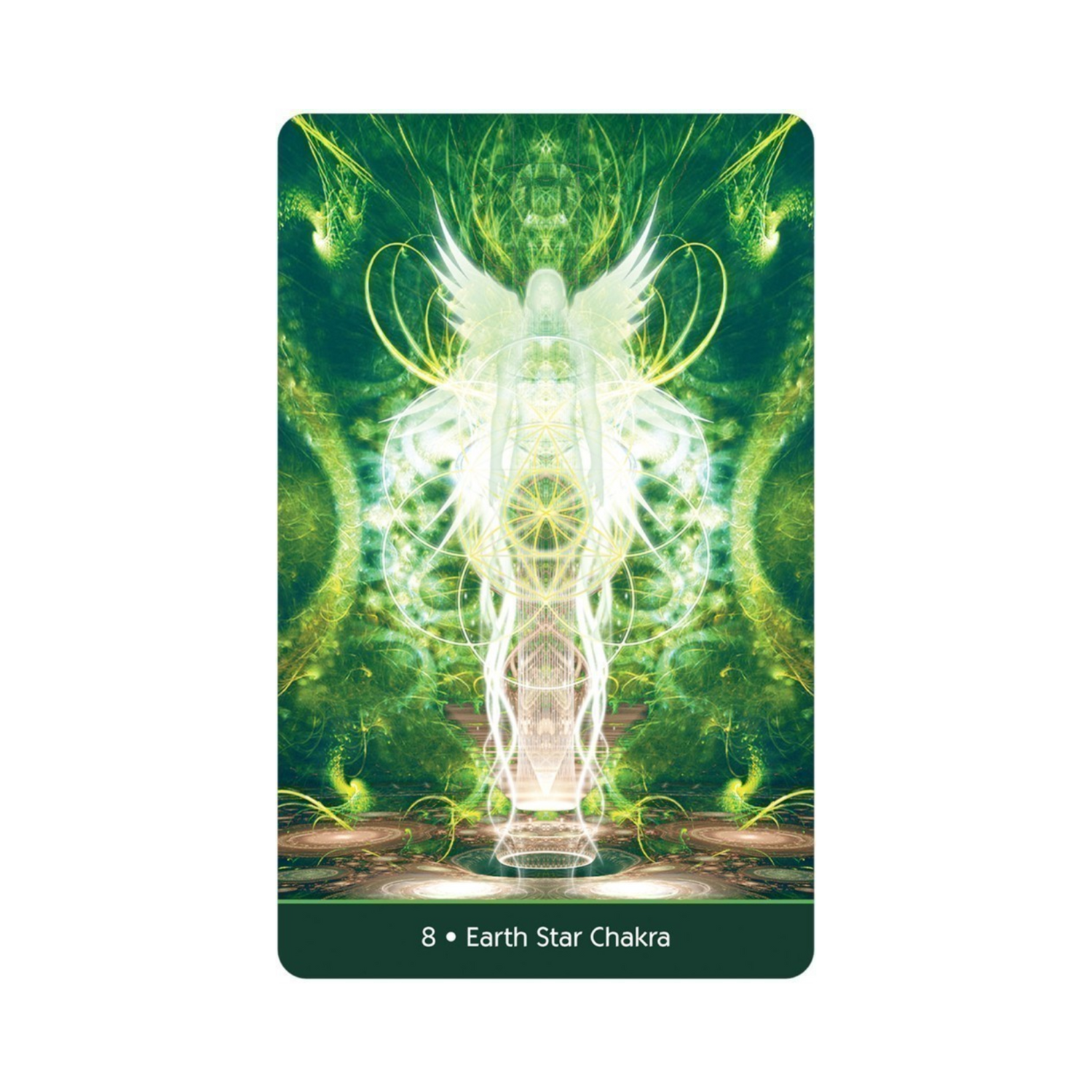 Visions of the Soul Oracle - Visions of the Soul Oracle card 8 earth Star Chakra
