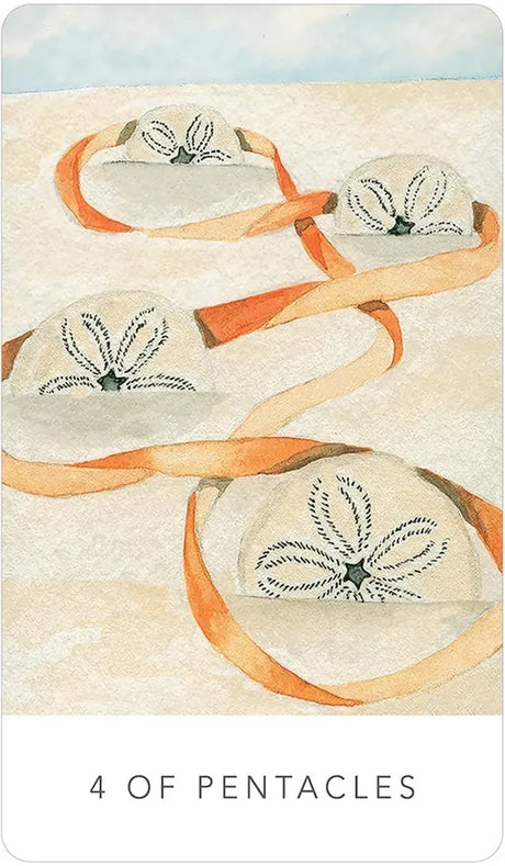 White Sage Tarot - 4 of Pantacles