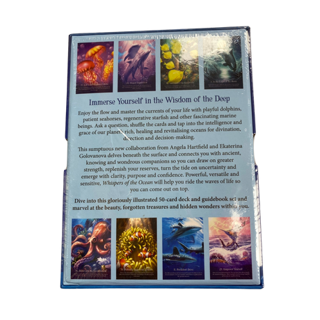 Whispers of the Ocean Oracle Deck - Whispers of the Ocean Oracle Deck back cover