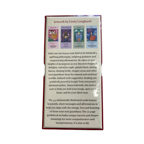 Wings of Wisdom Oracle Deck - Wings of Wisdom Oracle Deck back cover
