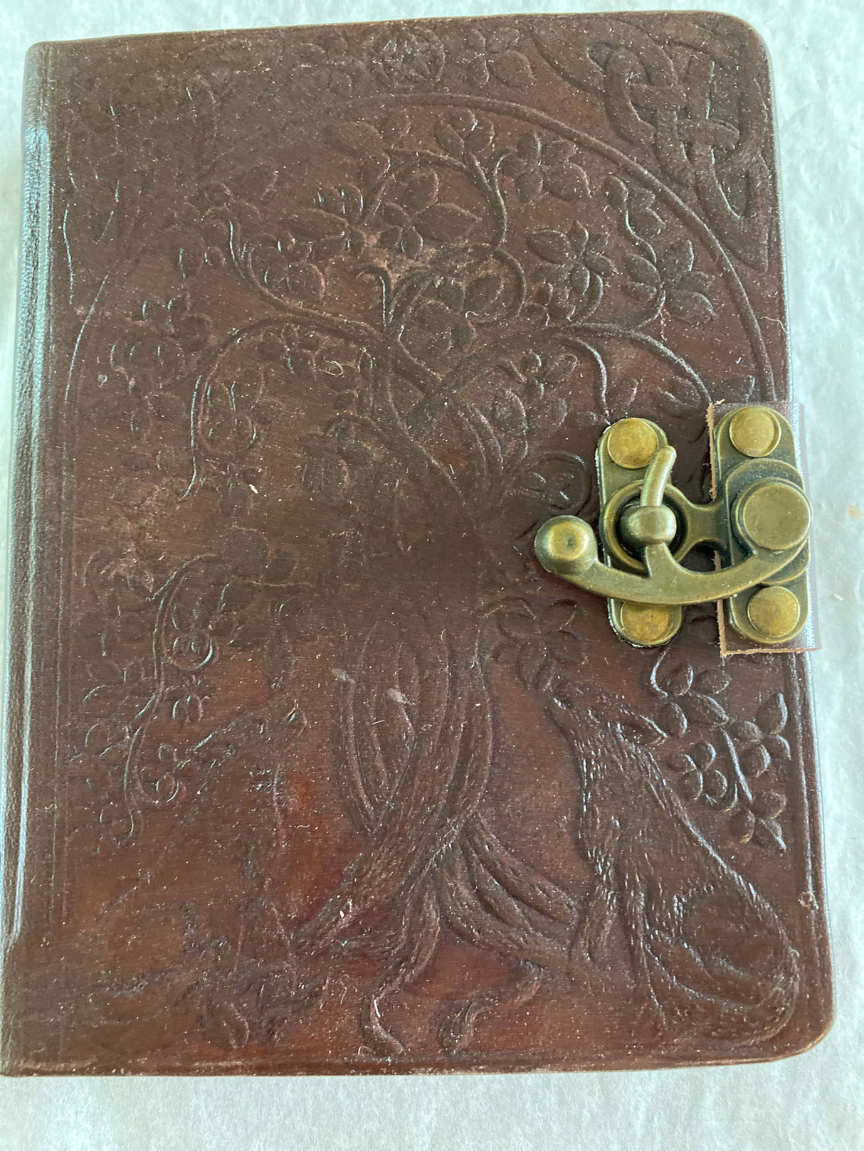Wolf Tree of Life Leather Journal - 