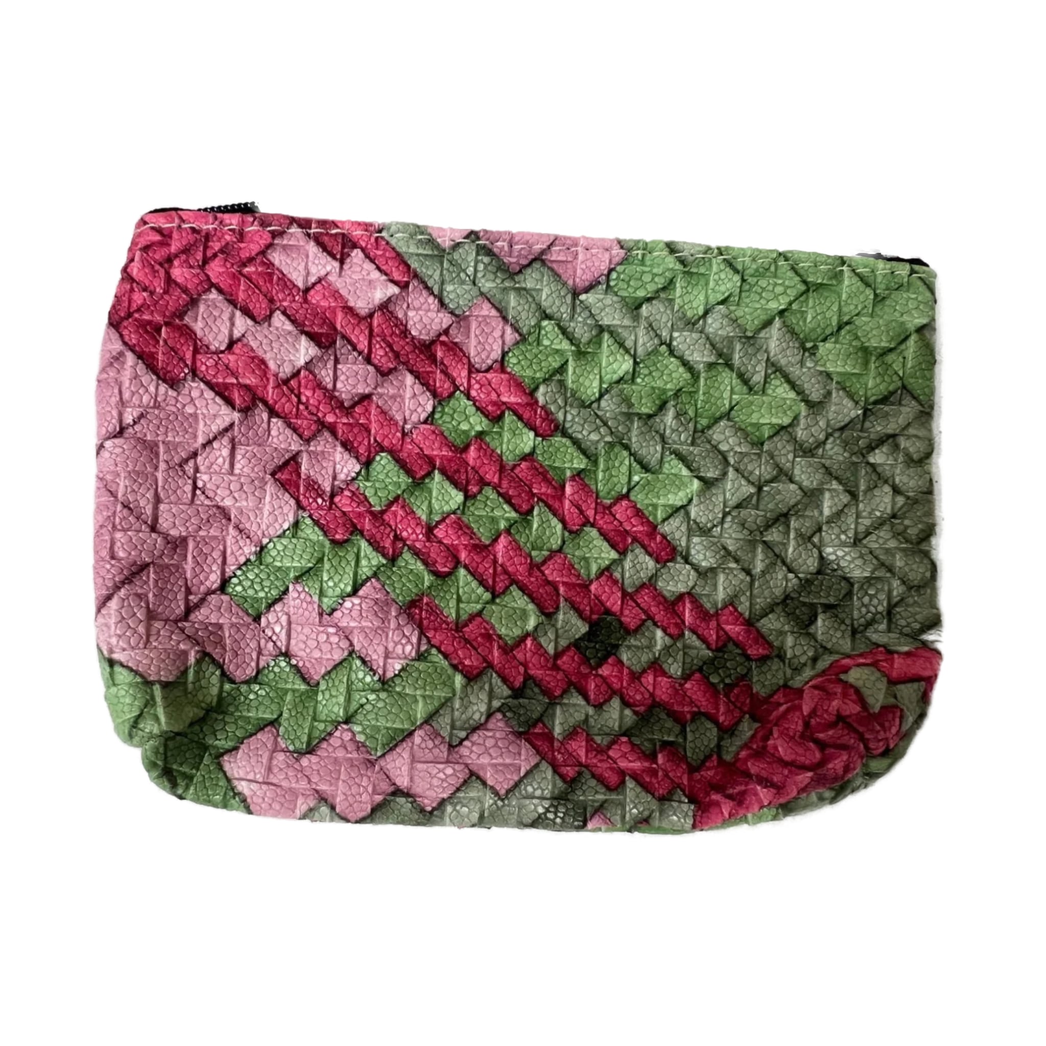 Woven coin bag in multiple colors 