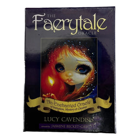 fairytale  oracle black box with image of woman holding a candle 