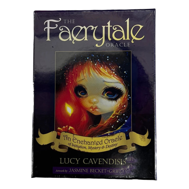 fairytale  oracle black box with image of woman holding a candle 