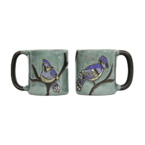 mara mug blue jay blue mug with images of blue jays 