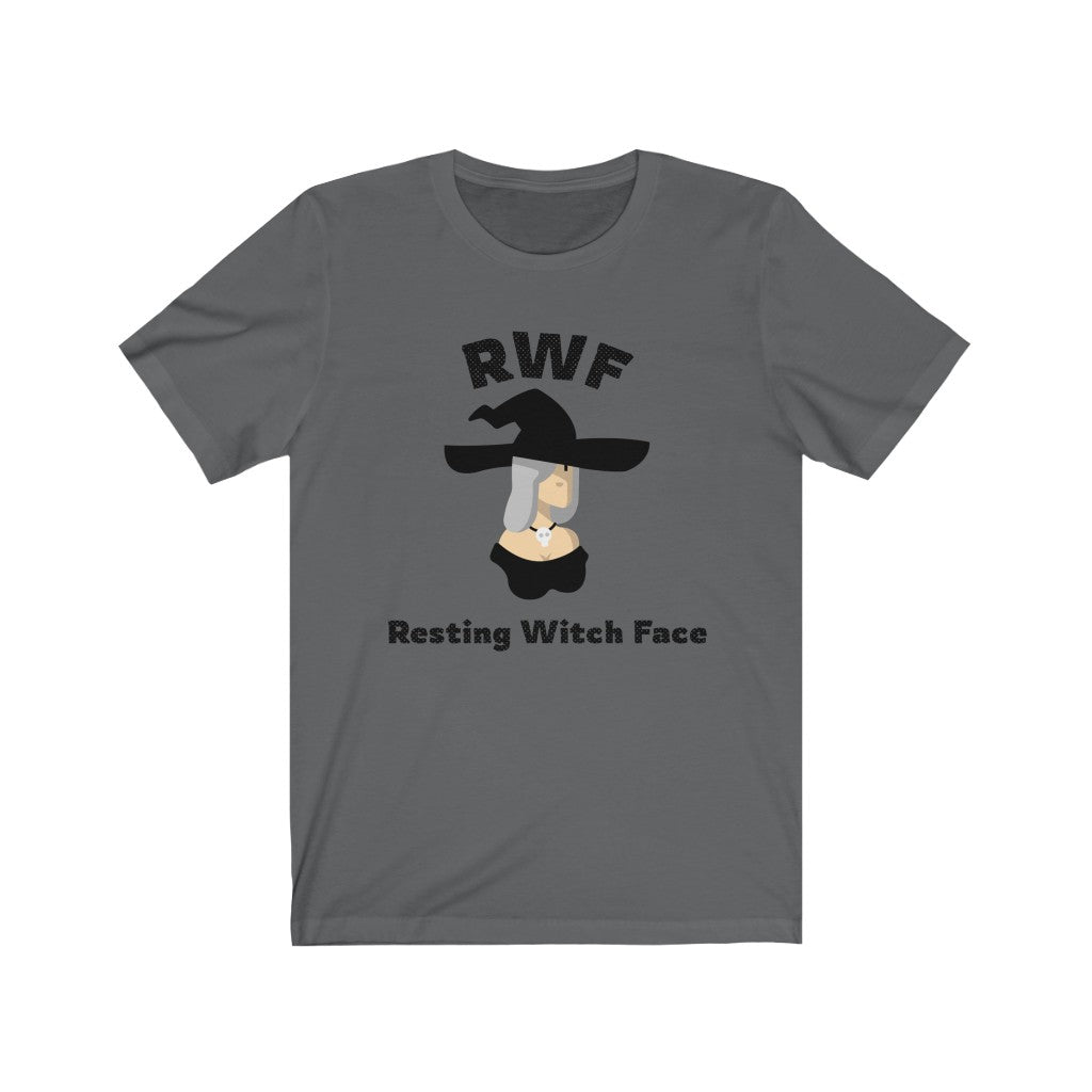 Resting witch face. Bring inspiration and empowerment to your wardrobe with this Resting Witch Face t-shirt in asphalt color or give it as a fun gift. From merkabasolshop.com