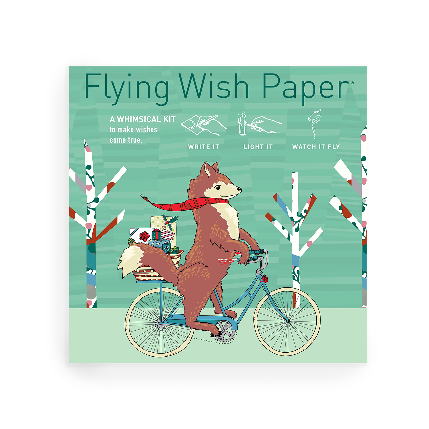 Mr. Fox Flying Wish Paper