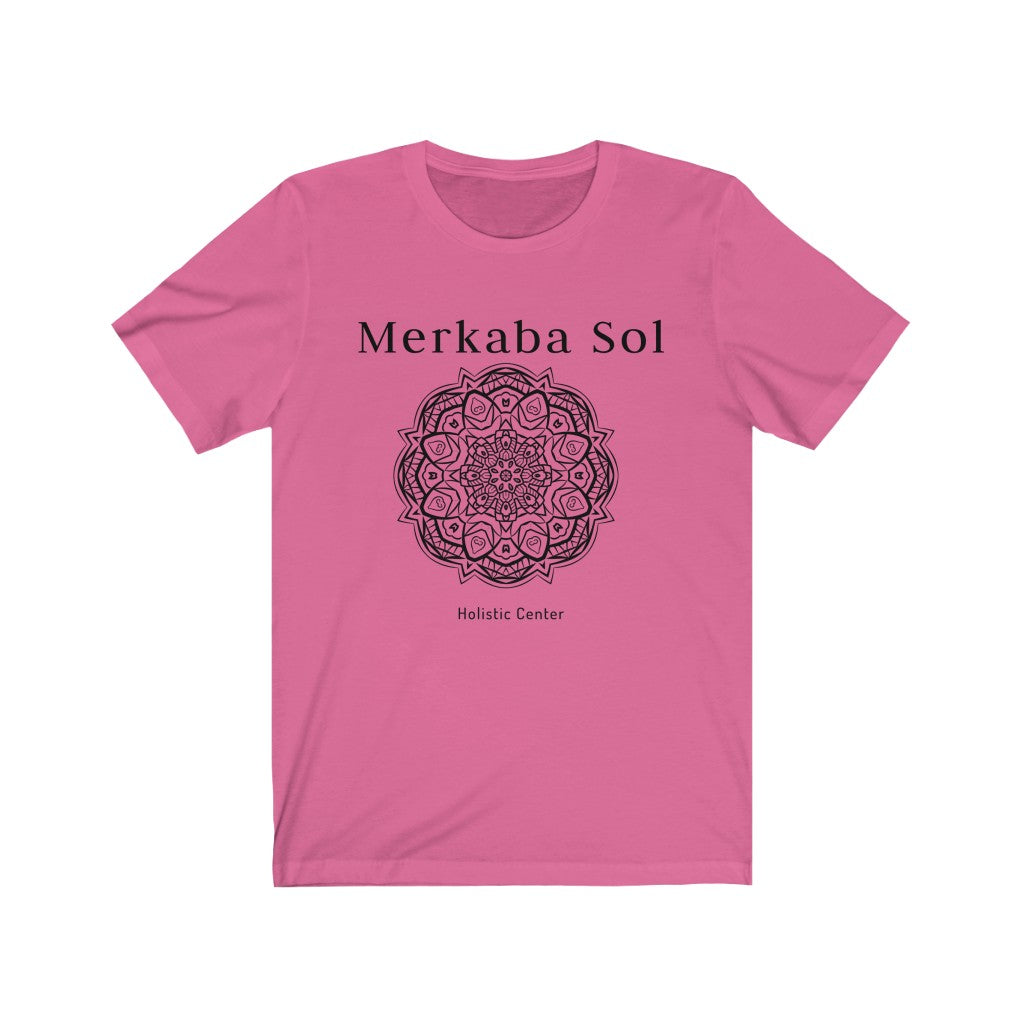 The mandala the energy of the cosmos. Bring inspiration and empowerment to your wardrobe with this Mandala t-shirt in charity pink color or give it as a fun gift. From merkabasolshop.com