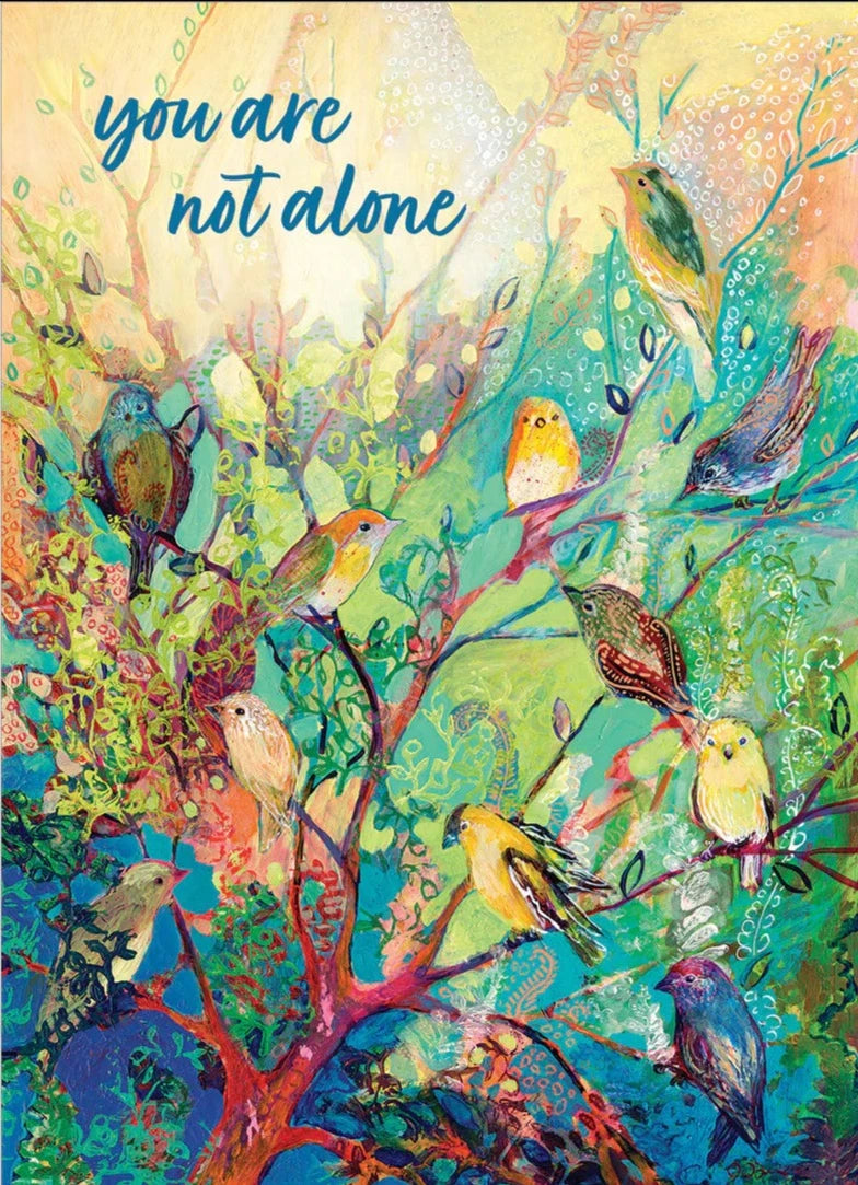 Not Alone Birds Greeting Card