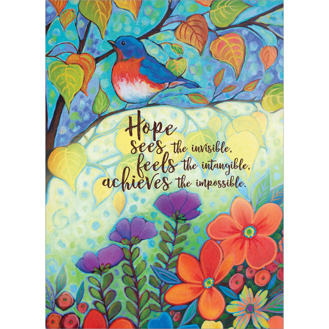 Hopeful Bird Greeting Card