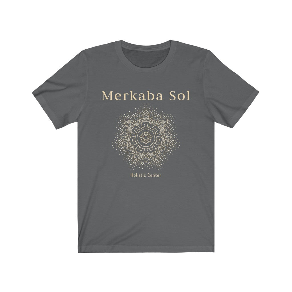 The mandala the energy of the cosmos. Bring inspiration and empowerment to your wardrobe with this Mandala t-shirt in asphalt color or give it as a fun gift. From merkabasolshop.com