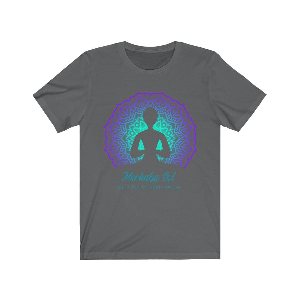 Tools for enlightenment are within us. Bring inspiration and empowerment to your wardrobe with this Tools for Enlightenment t-shirt in asphalt color or give it as a fun gift. From merkabasolshop.com