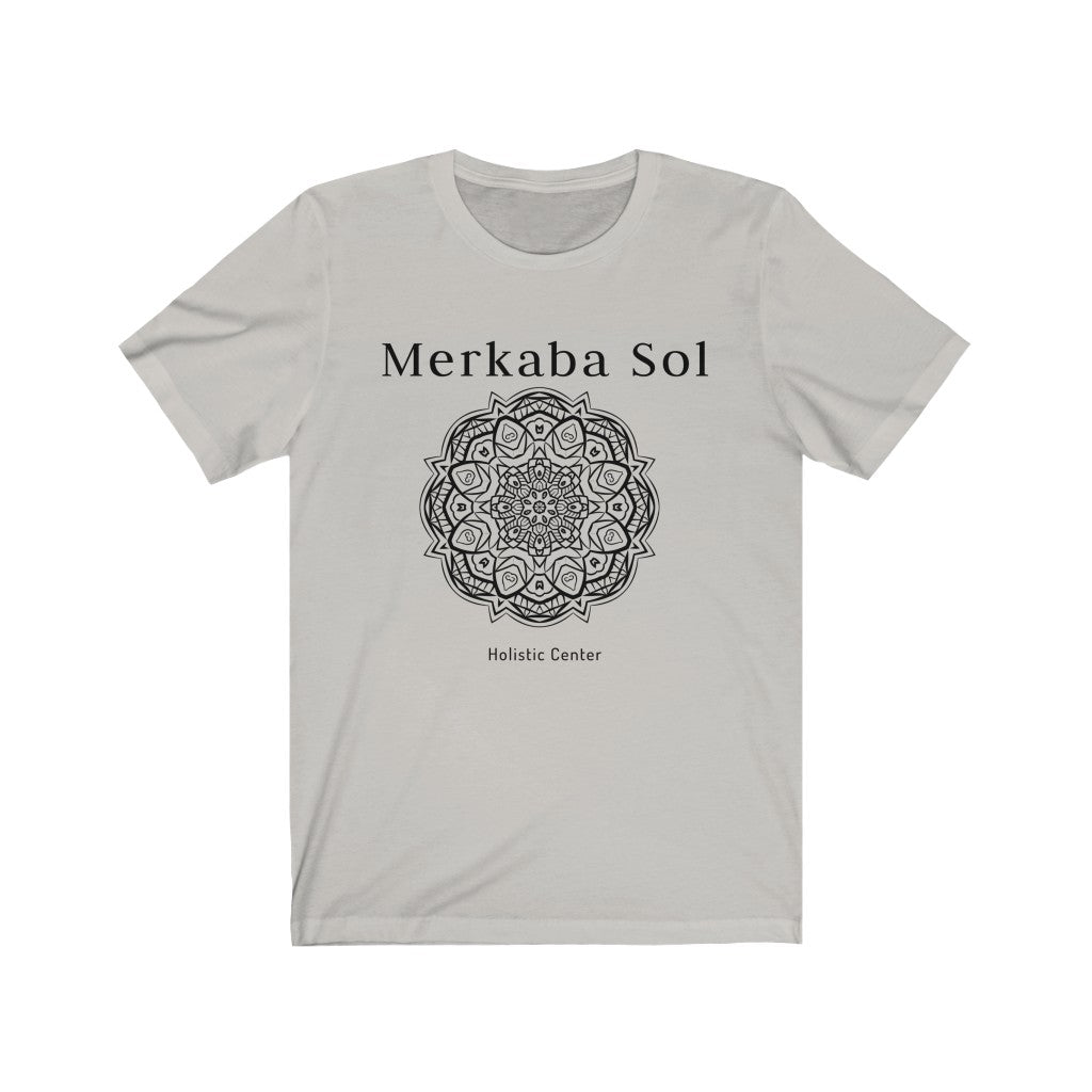 The mandala the energy of the cosmos. Bring inspiration and empowerment to your wardrobe with this Mandala t-shirt in silver color or give it as a fun gift. From merkabasolshop.com