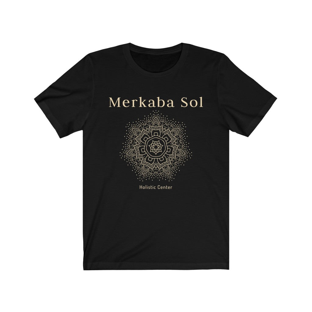 The mandala the energy of the cosmos. Bring inspiration and empowerment to your wardrobe with this Mandala t-shirt in black color or give it as a fun gift. From merkabasolshop.com