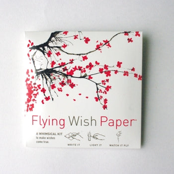 Cherry Blossoms Flying Wish Paper