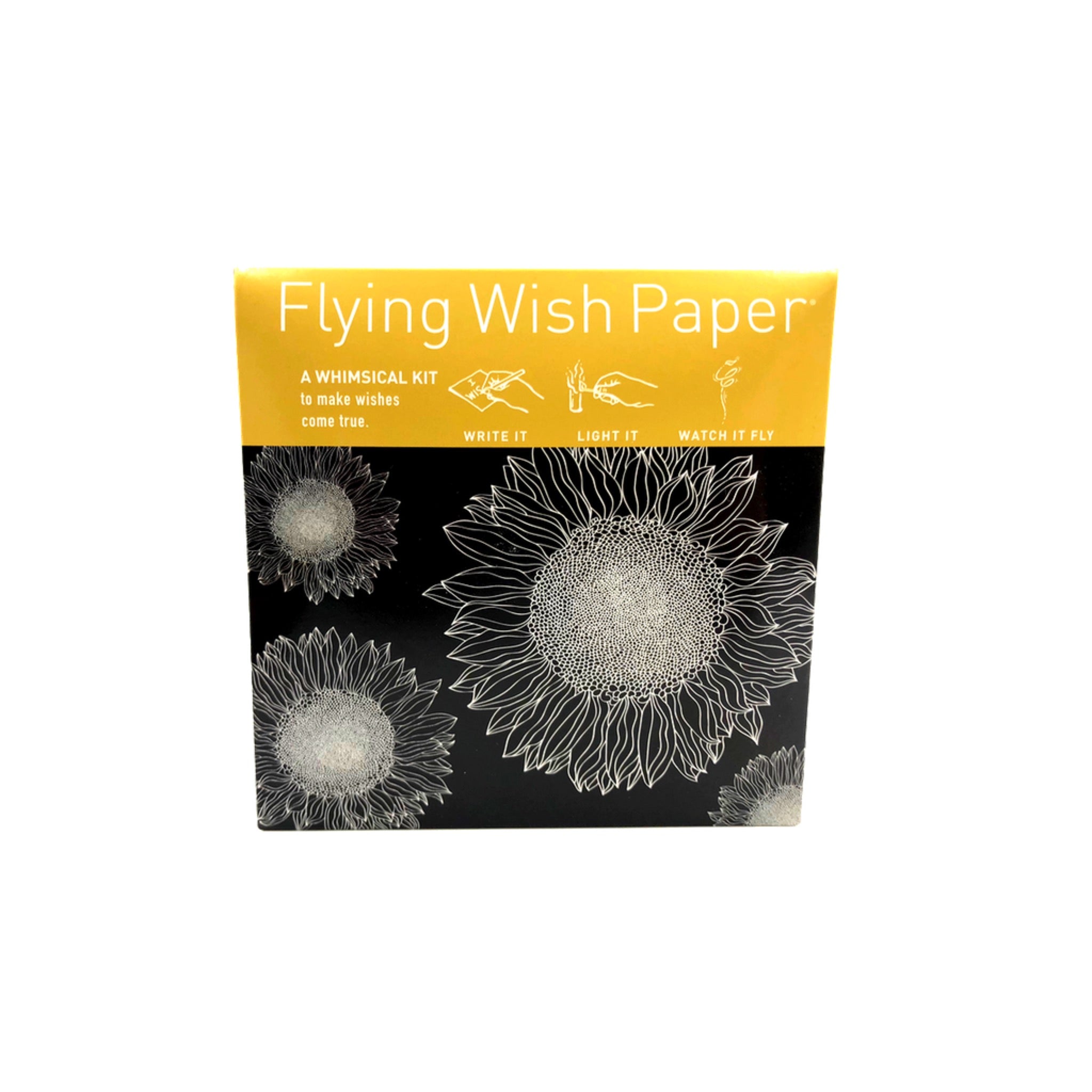 Sunflowers Flying Wish Paper