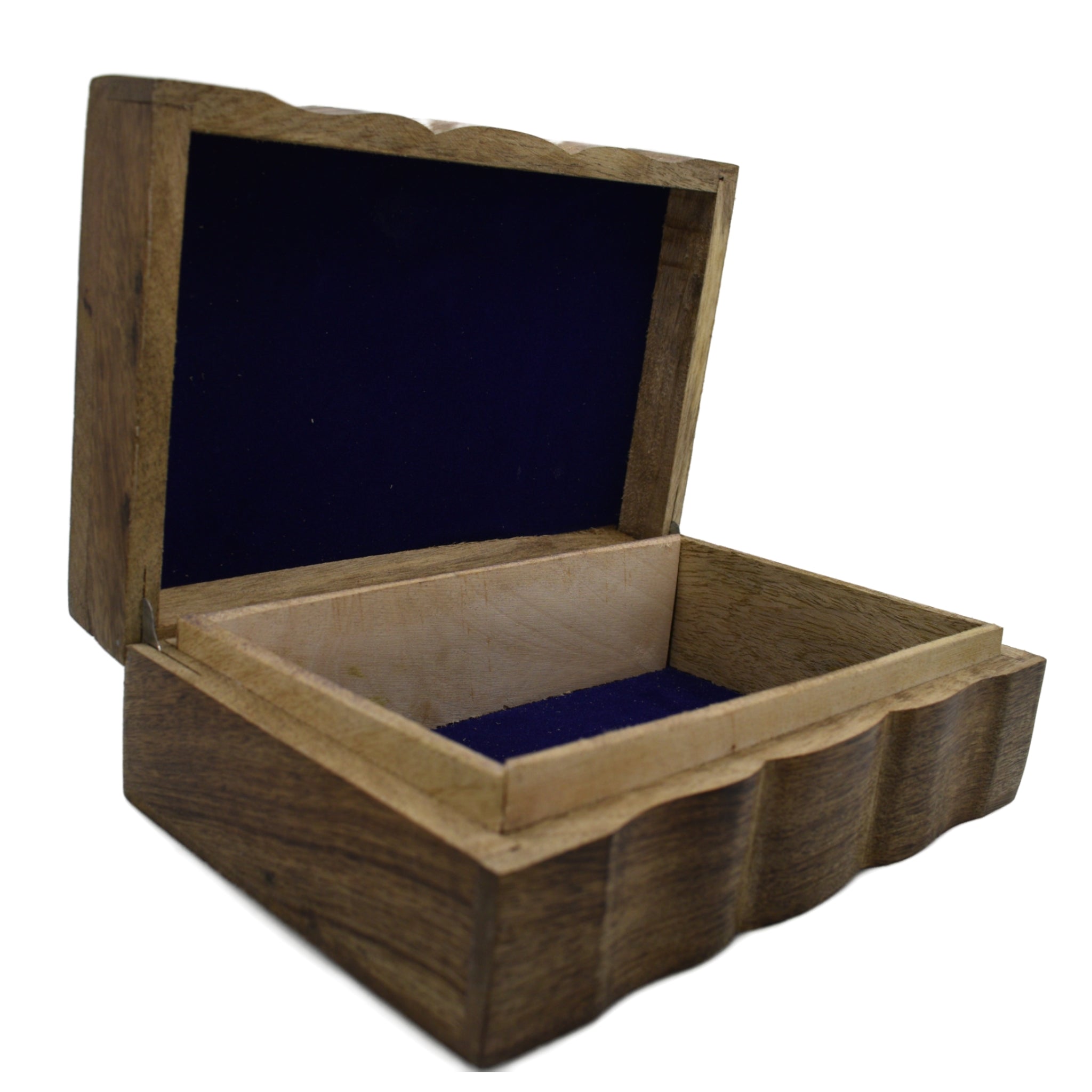 Hamsa Wood Box