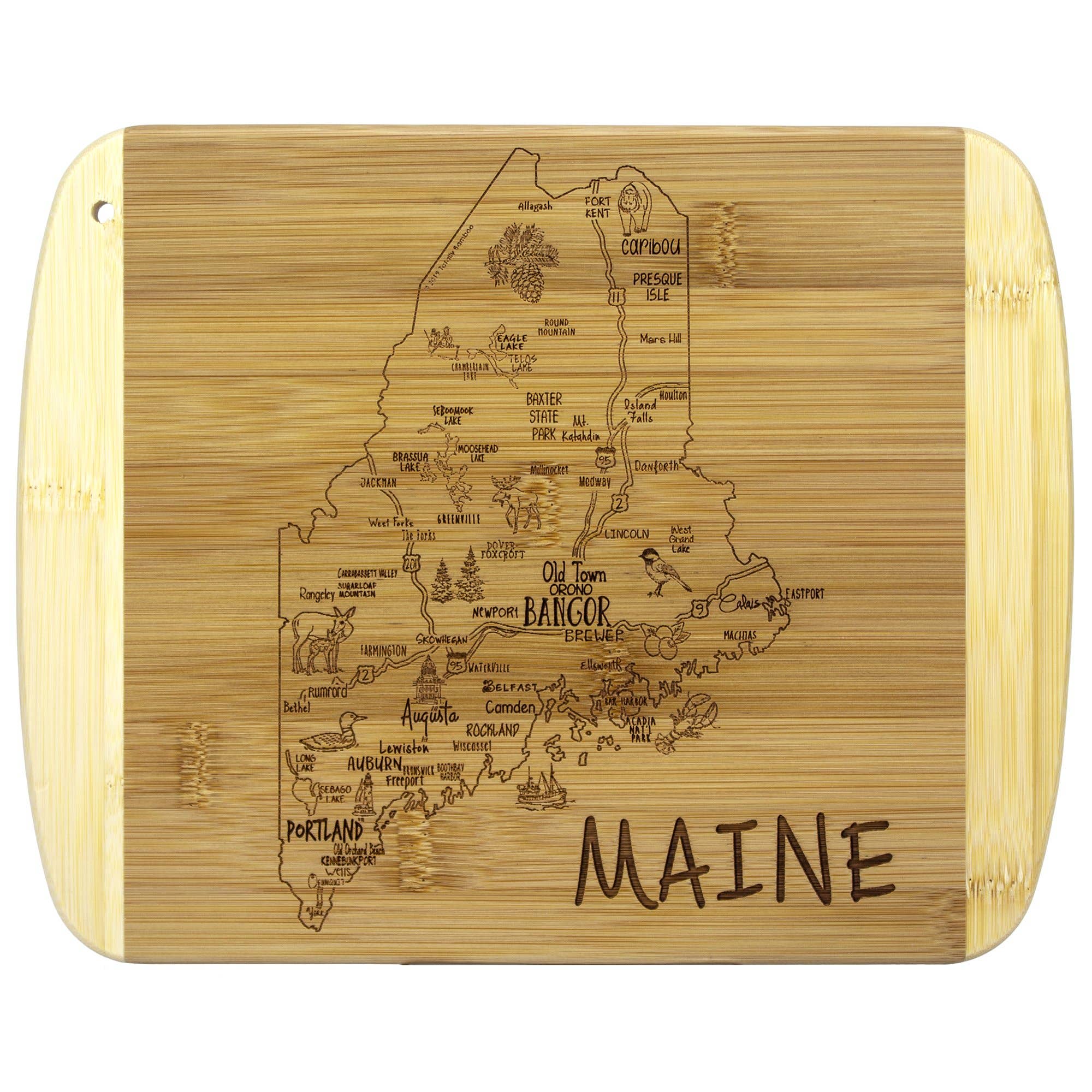 Maine 11" Cutting & Serving Board A Slice of Life
