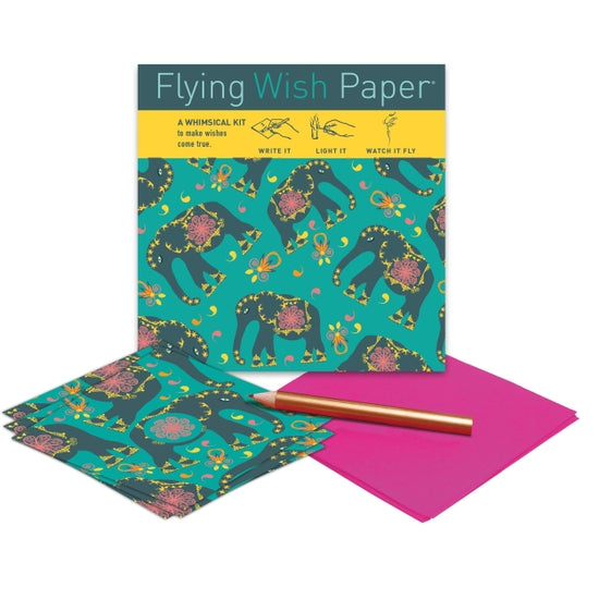 Elephant Flying Wish Paper