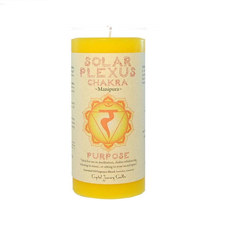 Solar Plexus Chakra Candle xl