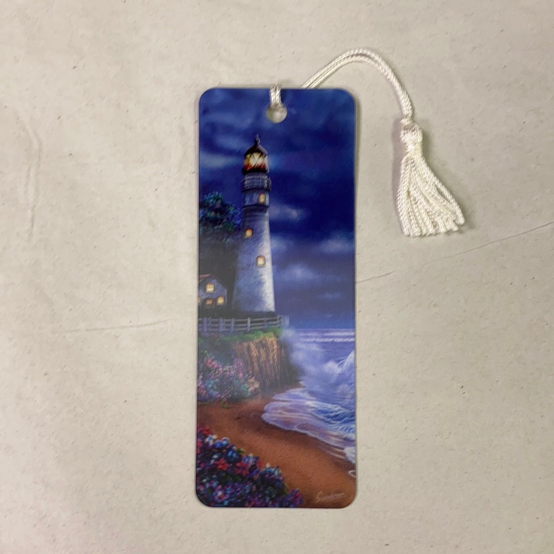 Midnight Lighthouse Bookmark