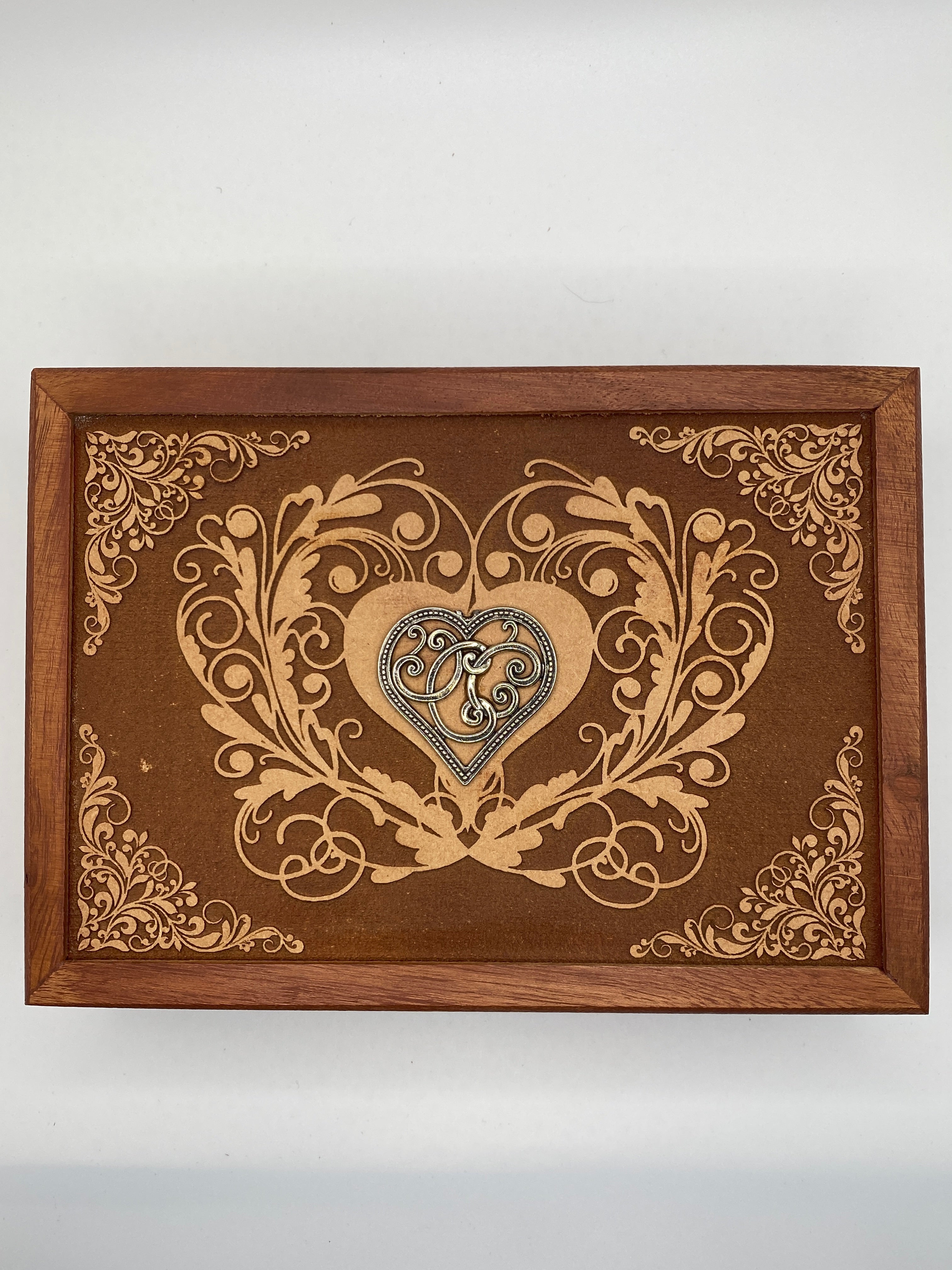 Heart Laser Engraved Box