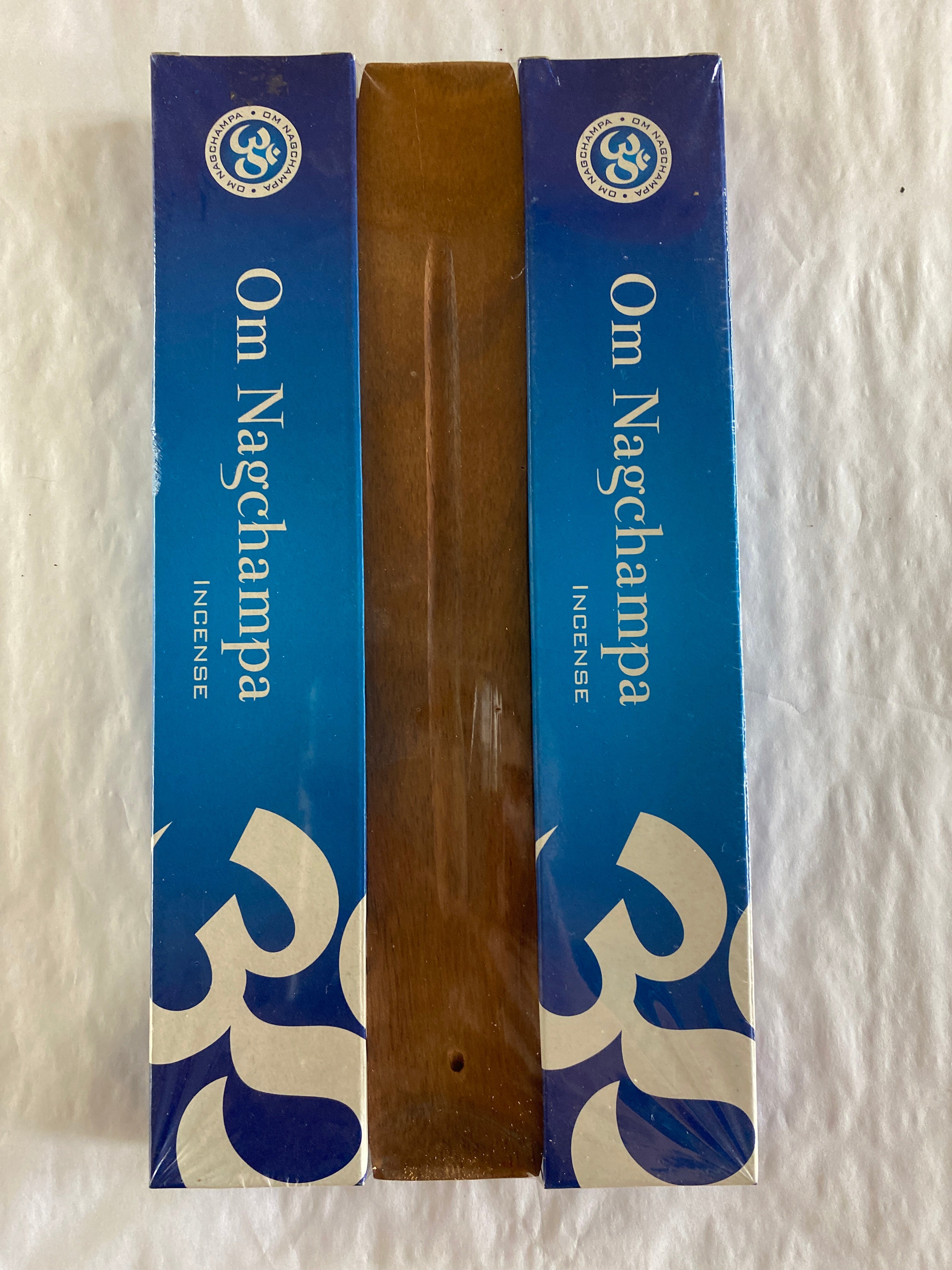 Om Nagchampa Incense Stick Gift Pack with Burner