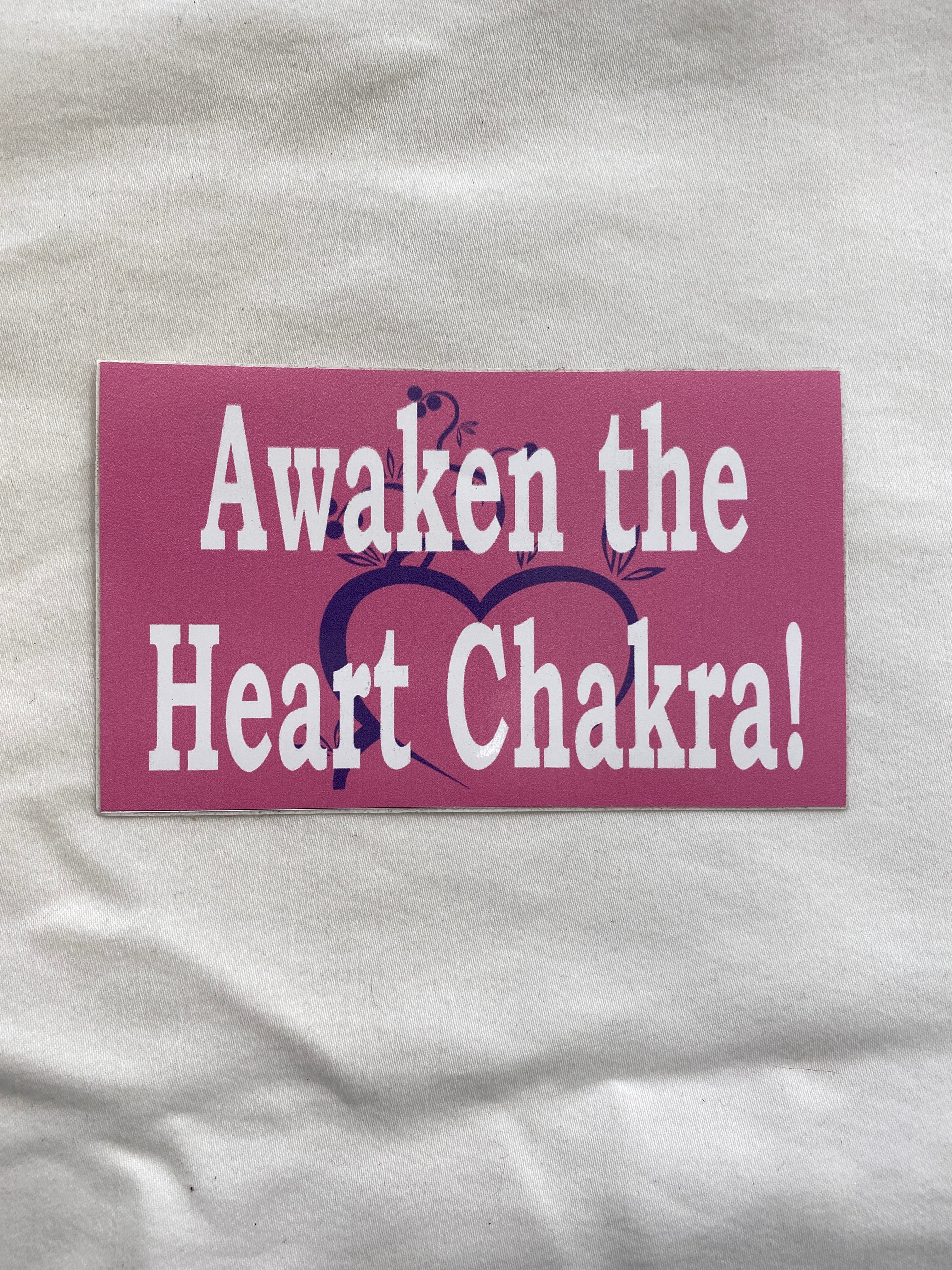 Awaken the Heart Chakra! Stickers