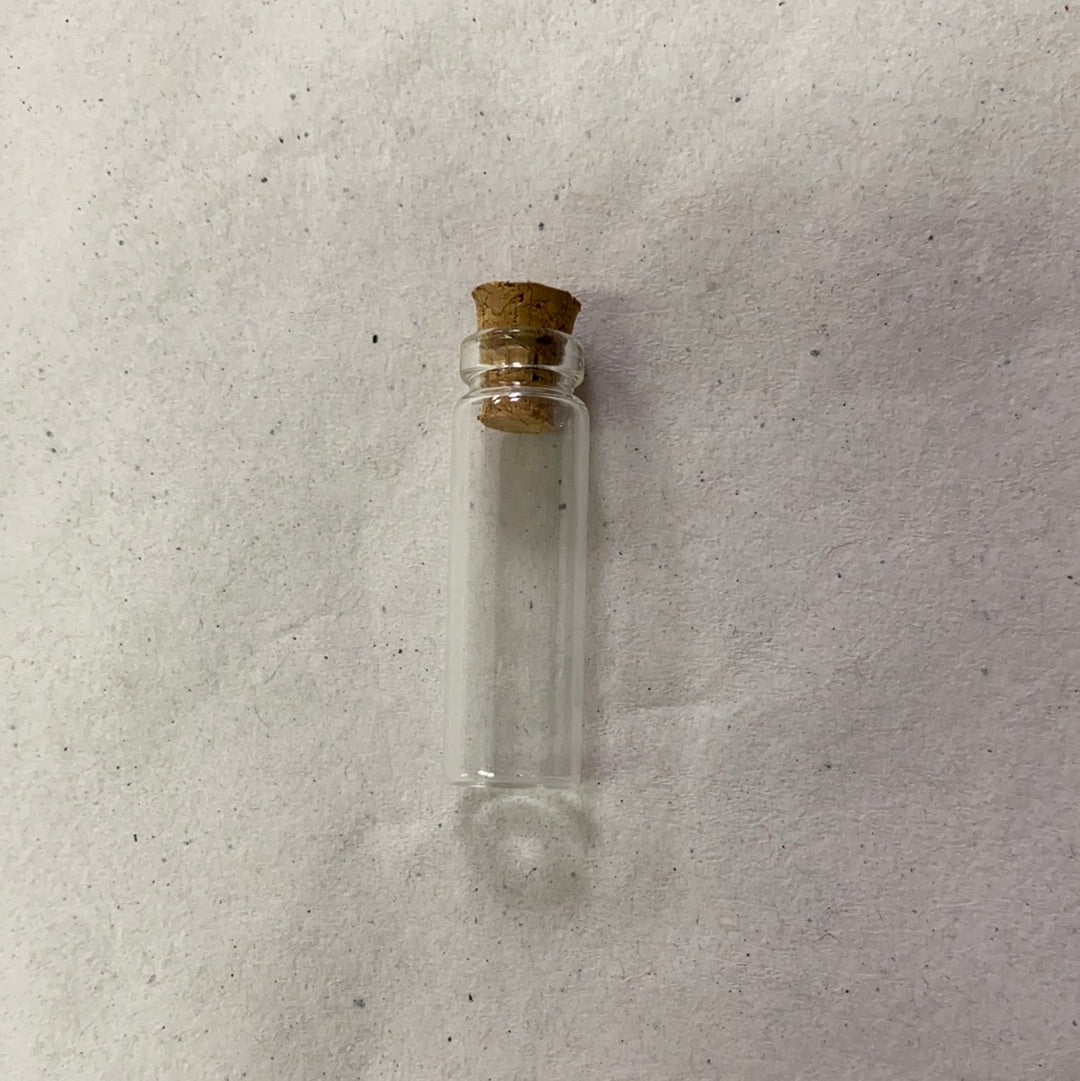 Glass Bottle with Cork sm