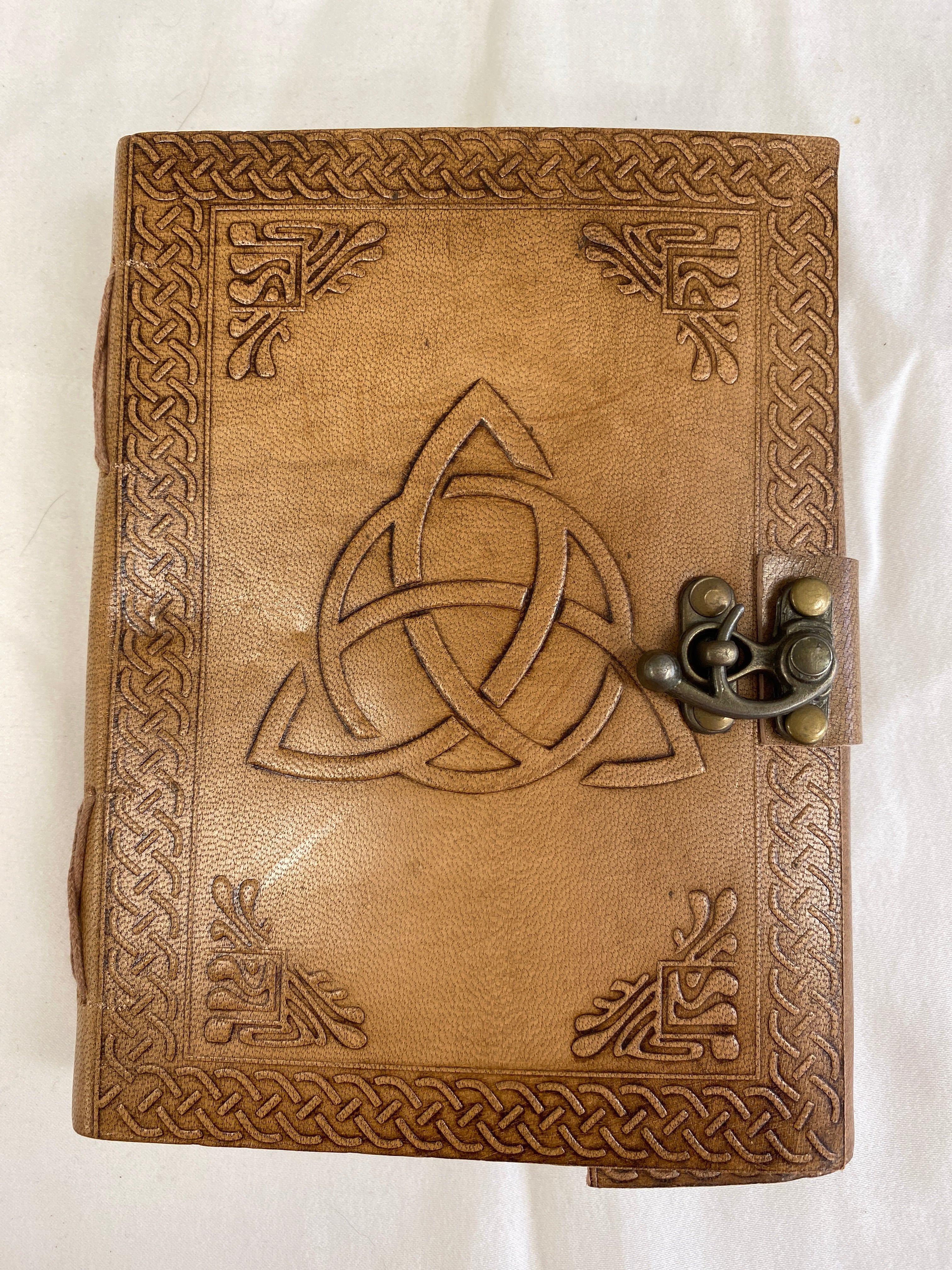 Triquetra Leather Journal
