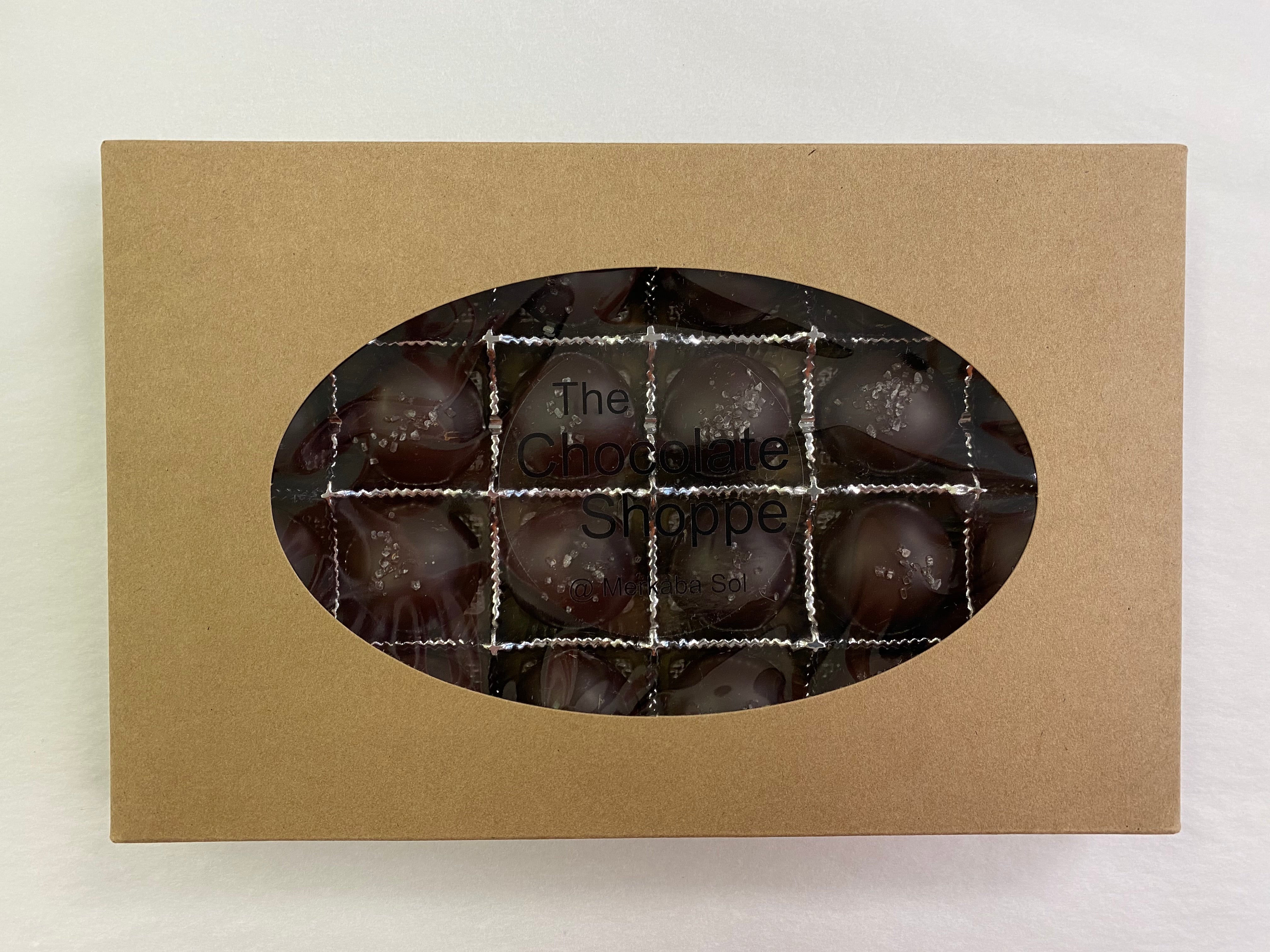 Sea Salt Caramel Dark Chocolates Box lg