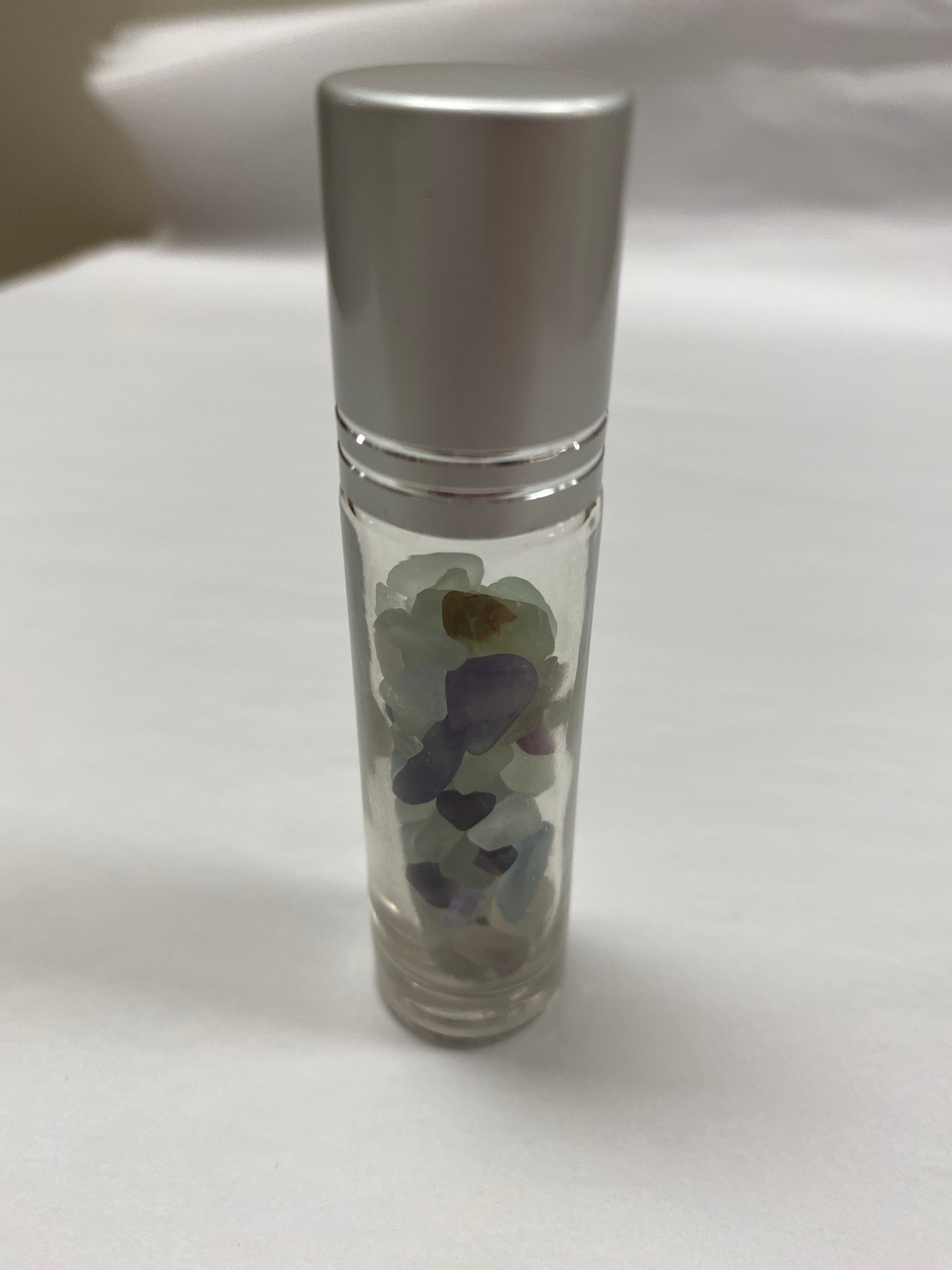 Fluorite Crystal Chip Oil Roller Bottle