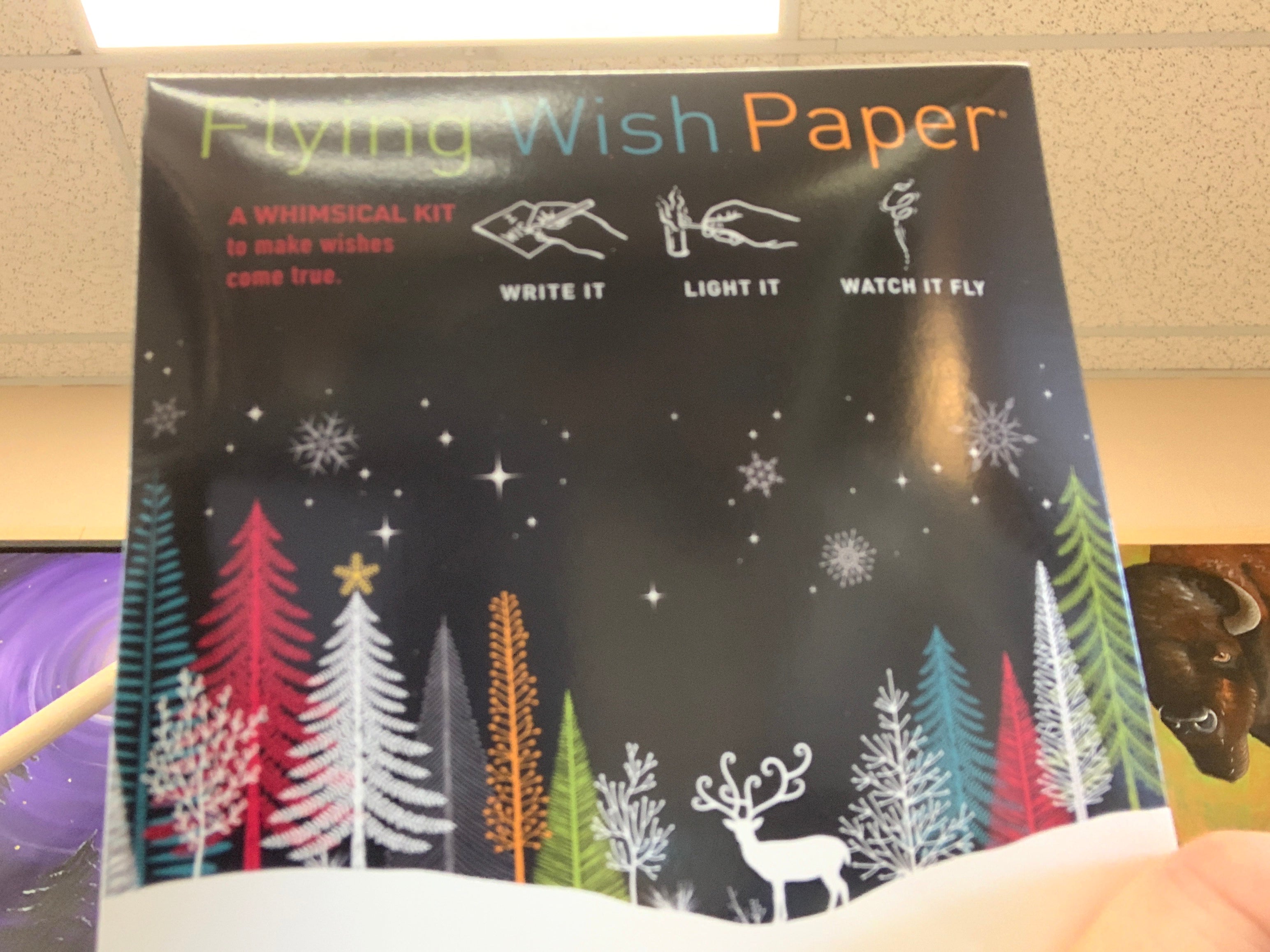 Flying Wish Paper Winter Woods
