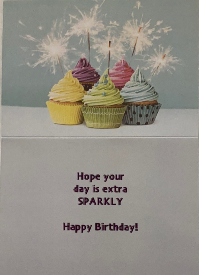 Extra Sparkly Birthday Greeting Card