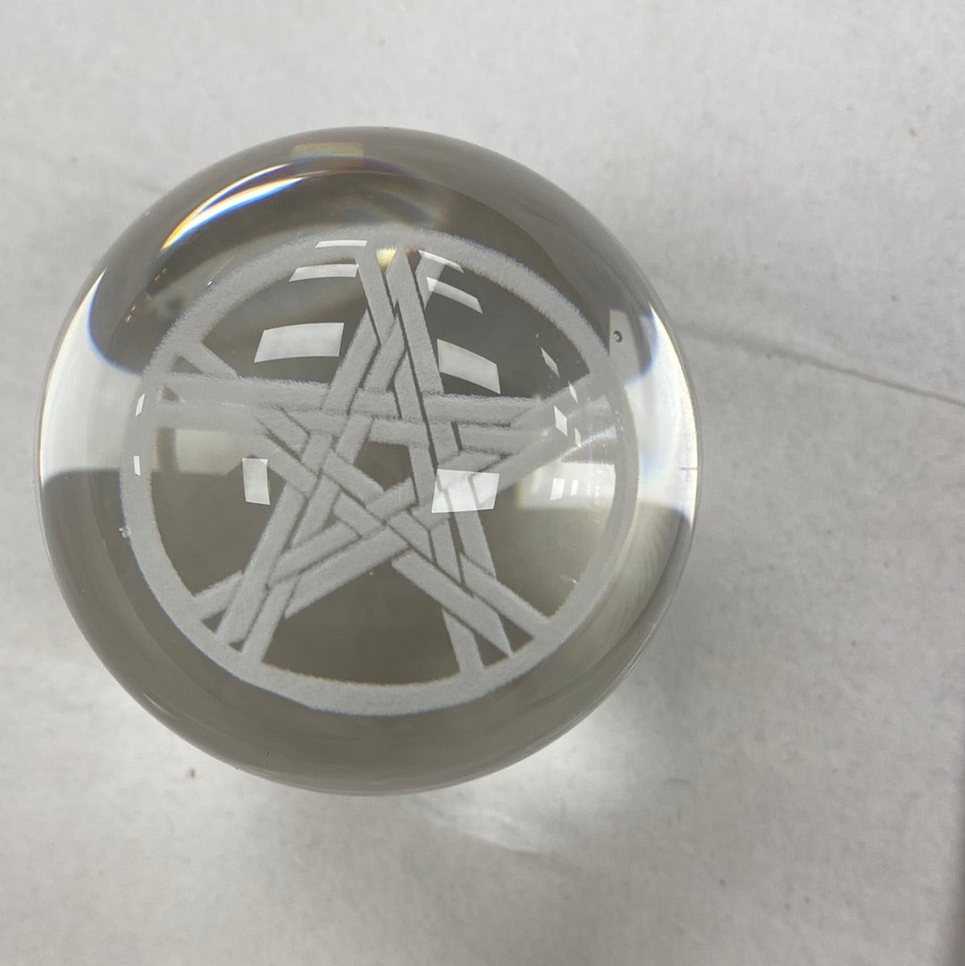 Pentacle Crystal Sphere