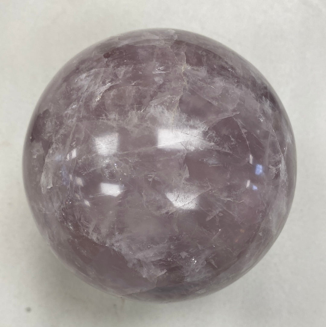 Lavender Rose Quartz Sphere lg
