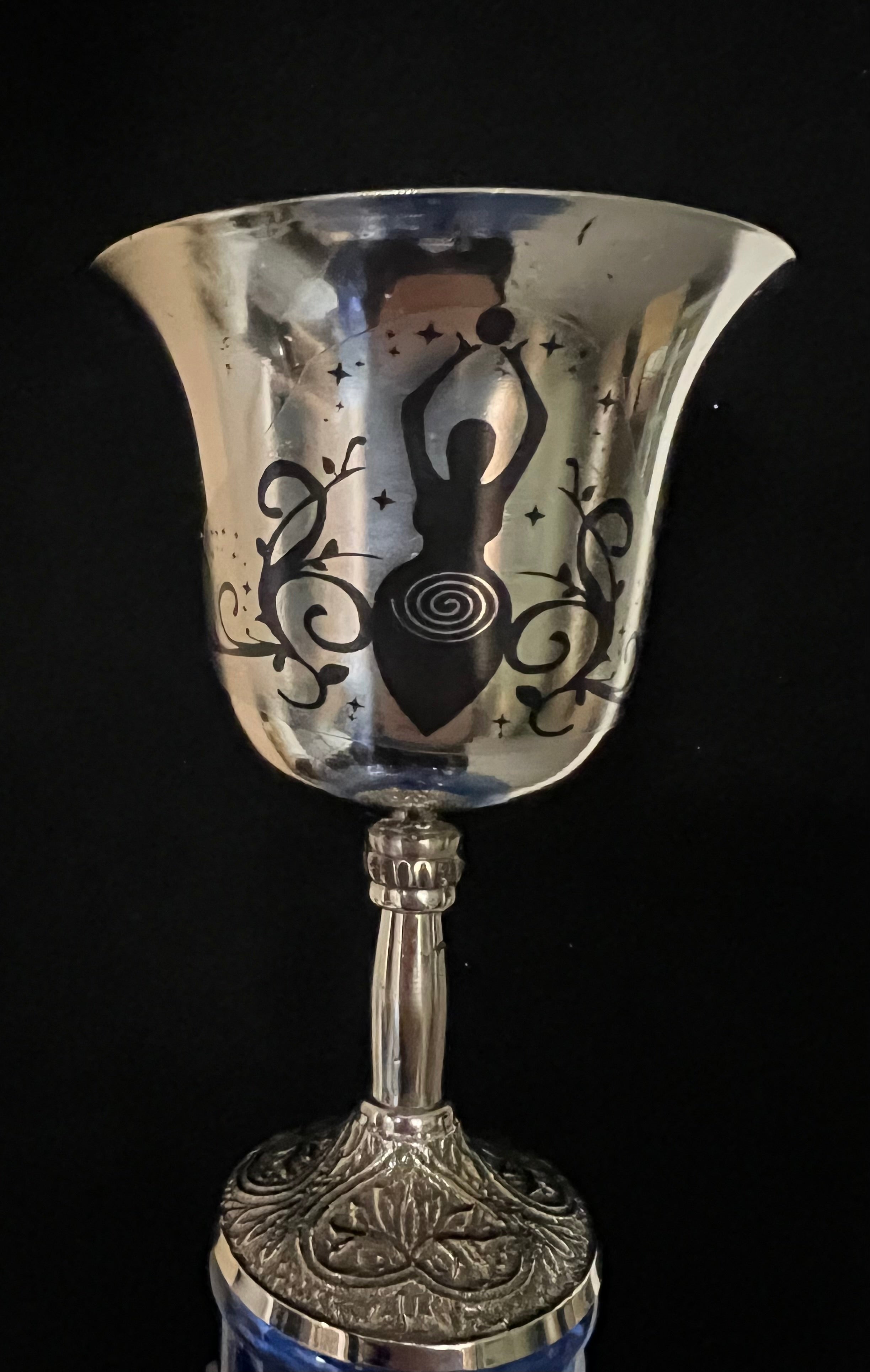 Earth Mother Silver Moon Chalice