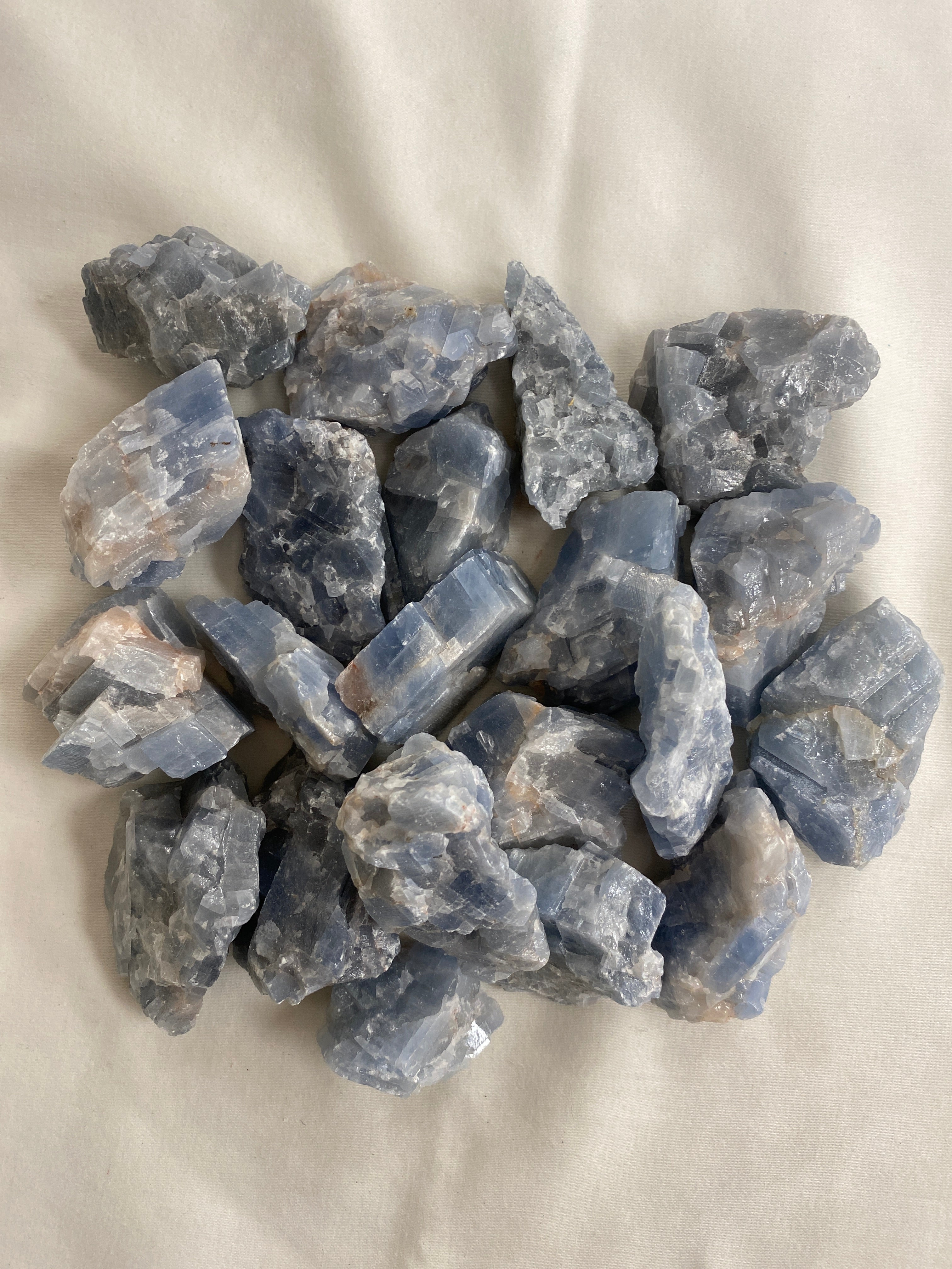 Blue Calcite Raw