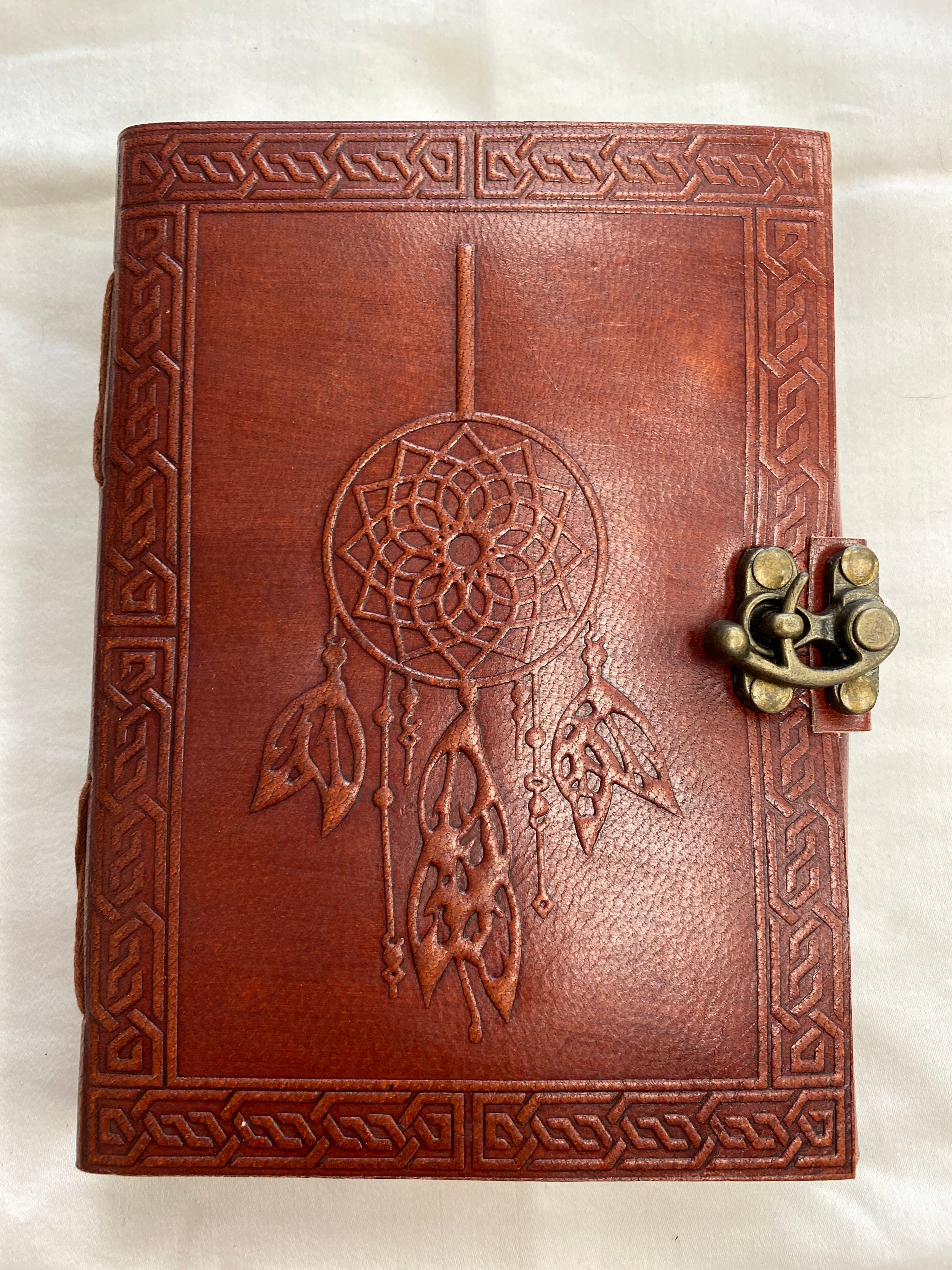 Dream Catcher Leather Journal