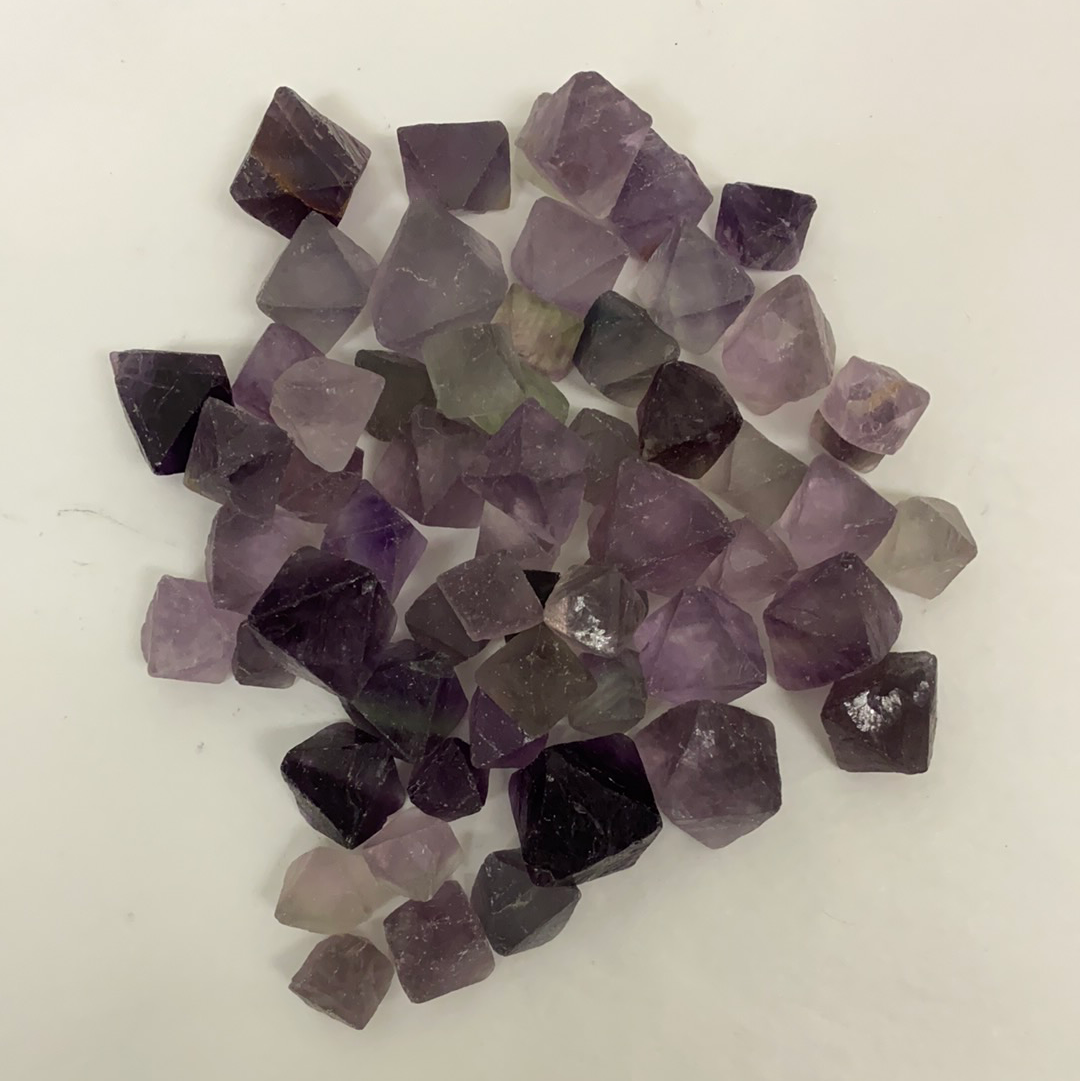 Purple Fluorite Cleaver Tumbled