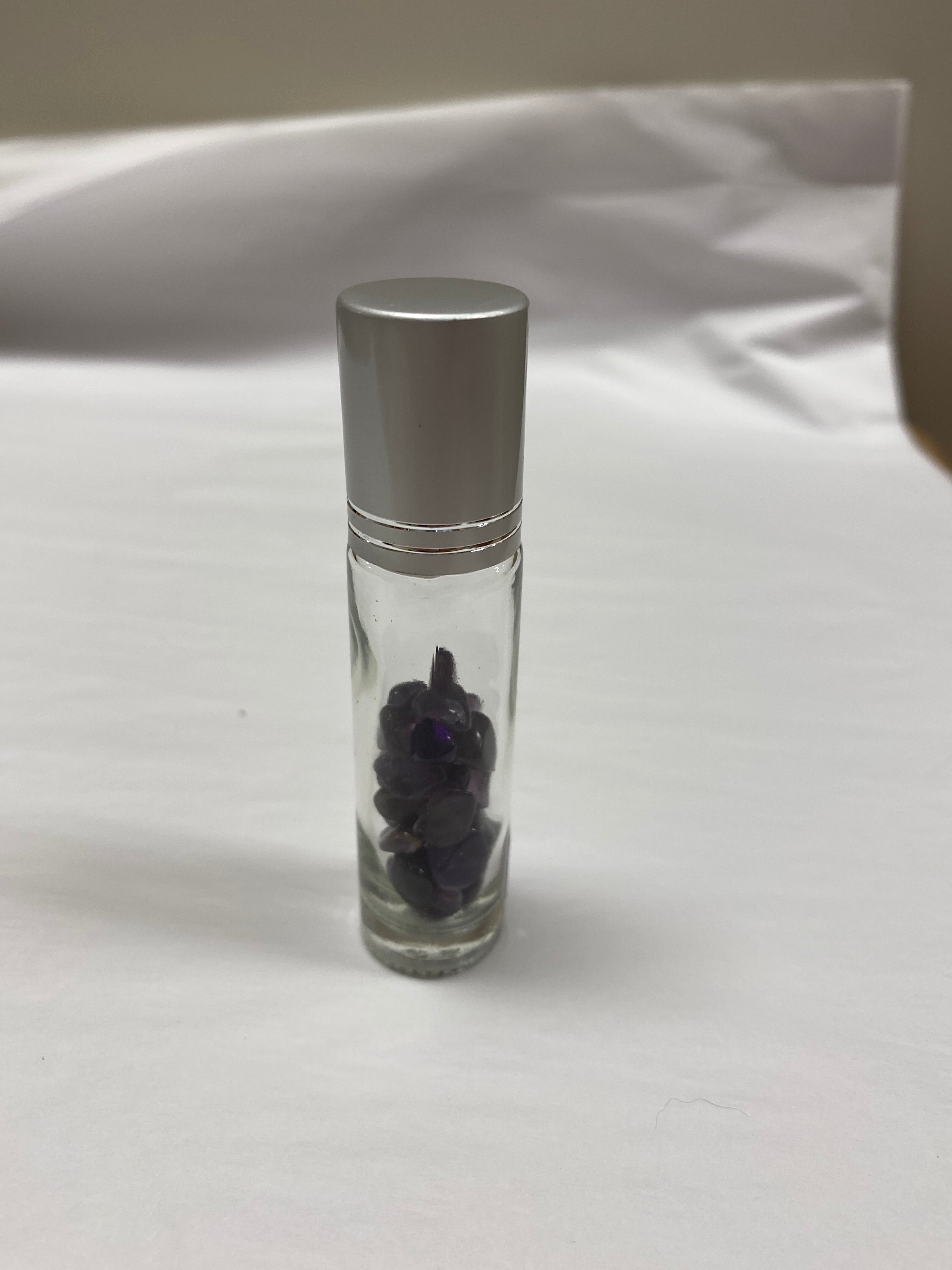 Amethyst Crystal Chip Oil Roller Bottle